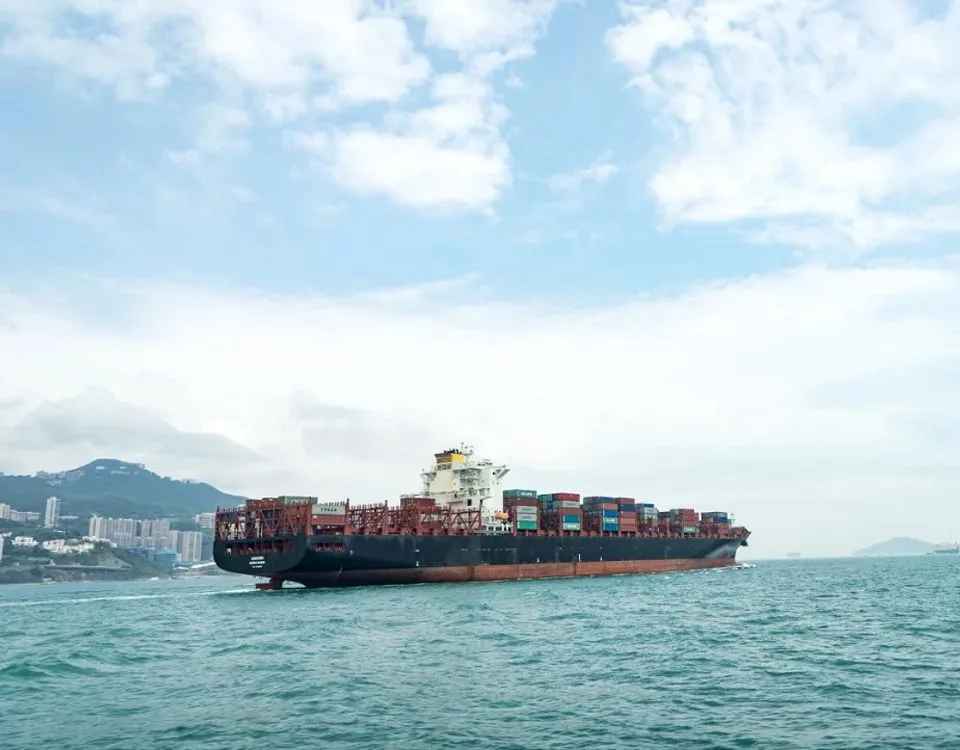 Kapal Kontainer di Yunani